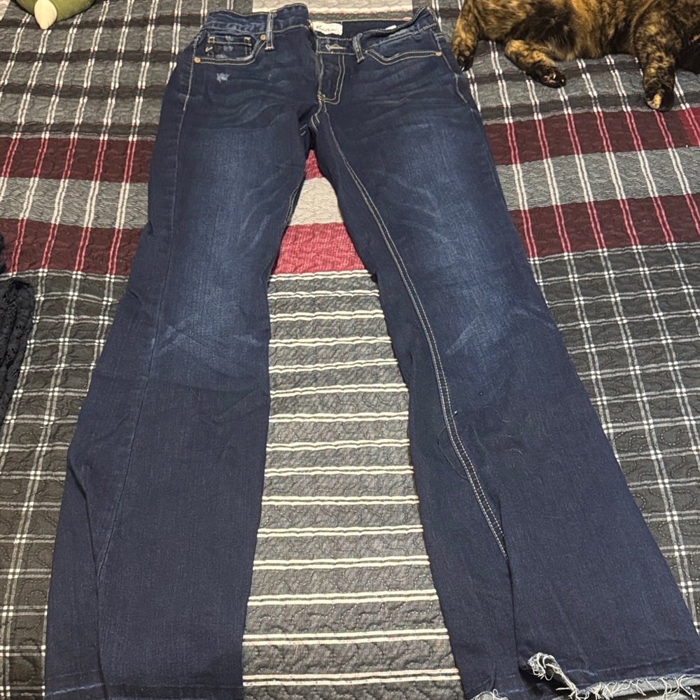 KanCan Dark Blue Boot Cut Jeans
